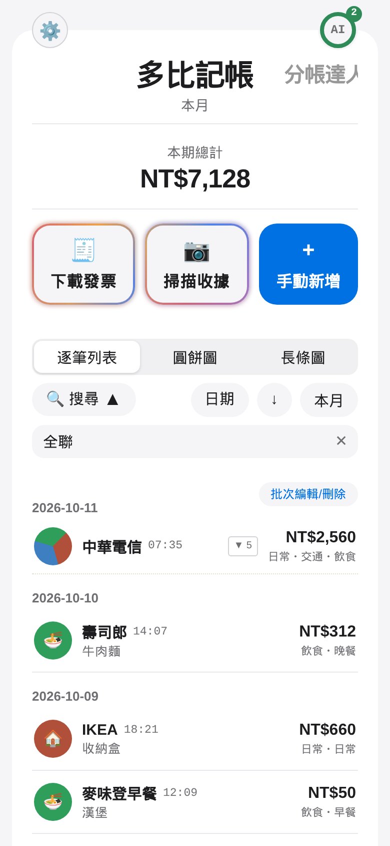 搜尋記錄